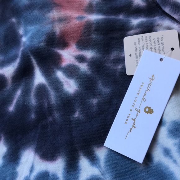 Tie Dye Mazzy Sweatshirt Size Small – Vintage Crop, Raw Edge, - Picture 9 of 12